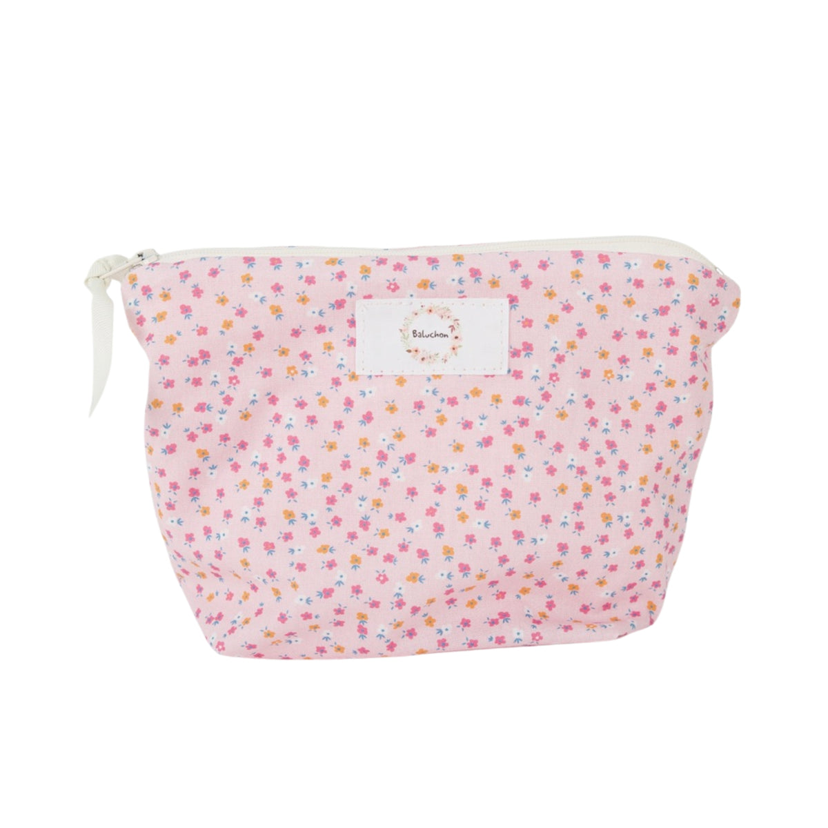 Trousse (petite) - Fleurs roses