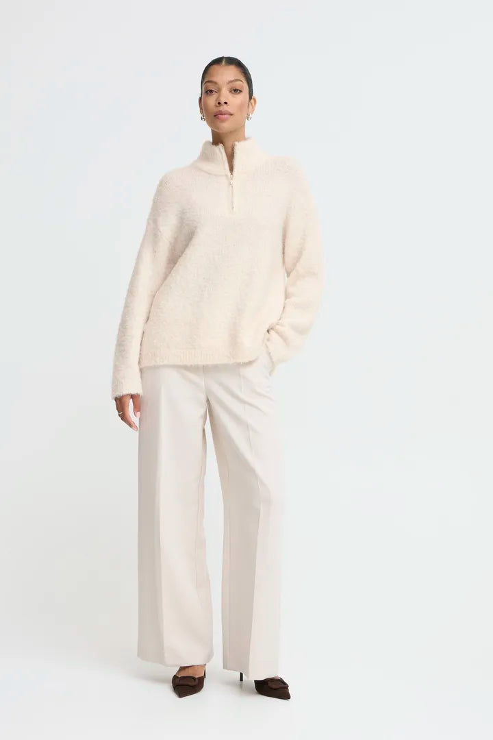 Tricot avec demi zip - Omanta