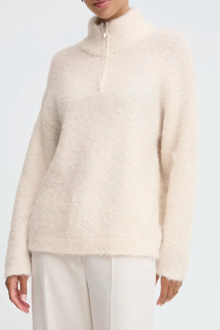 Tricot avec demi zip - Omanta