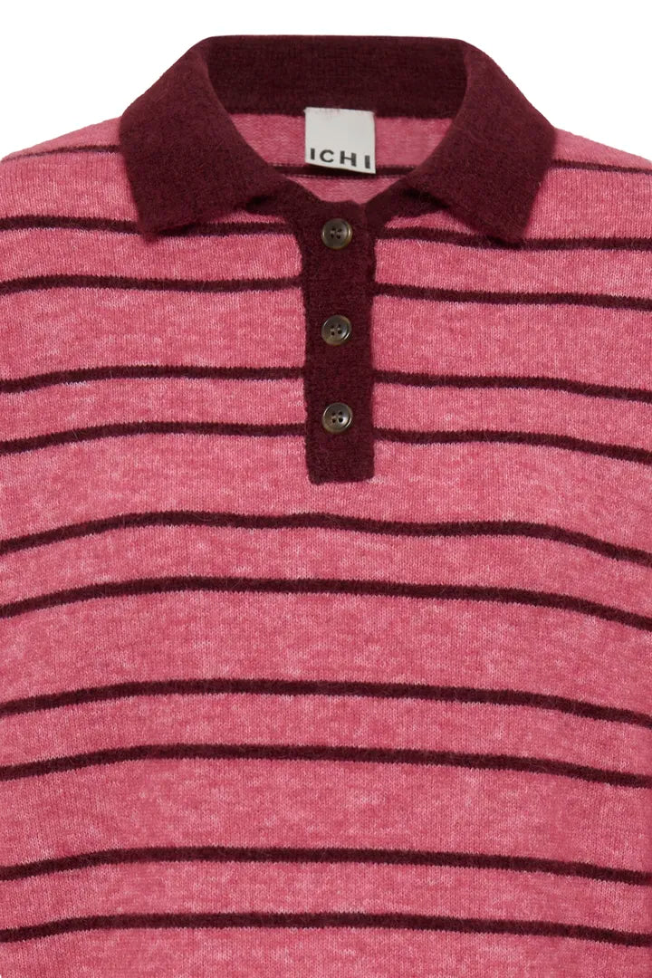 Tricot style polo - Sage