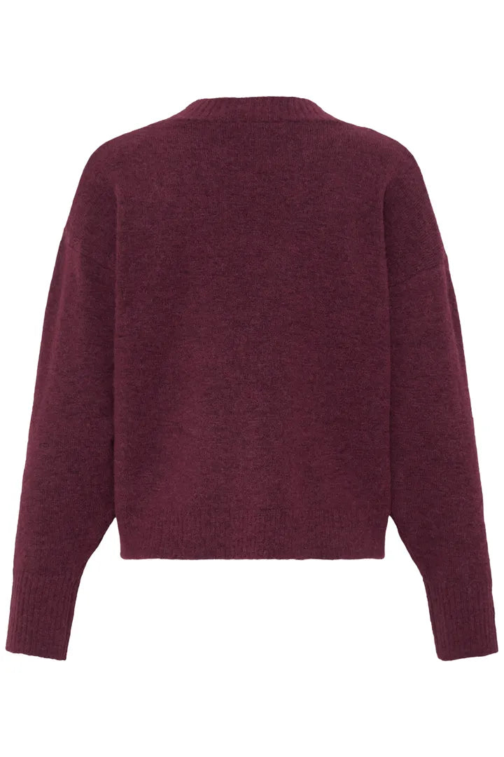 Tricot col rond - Sage