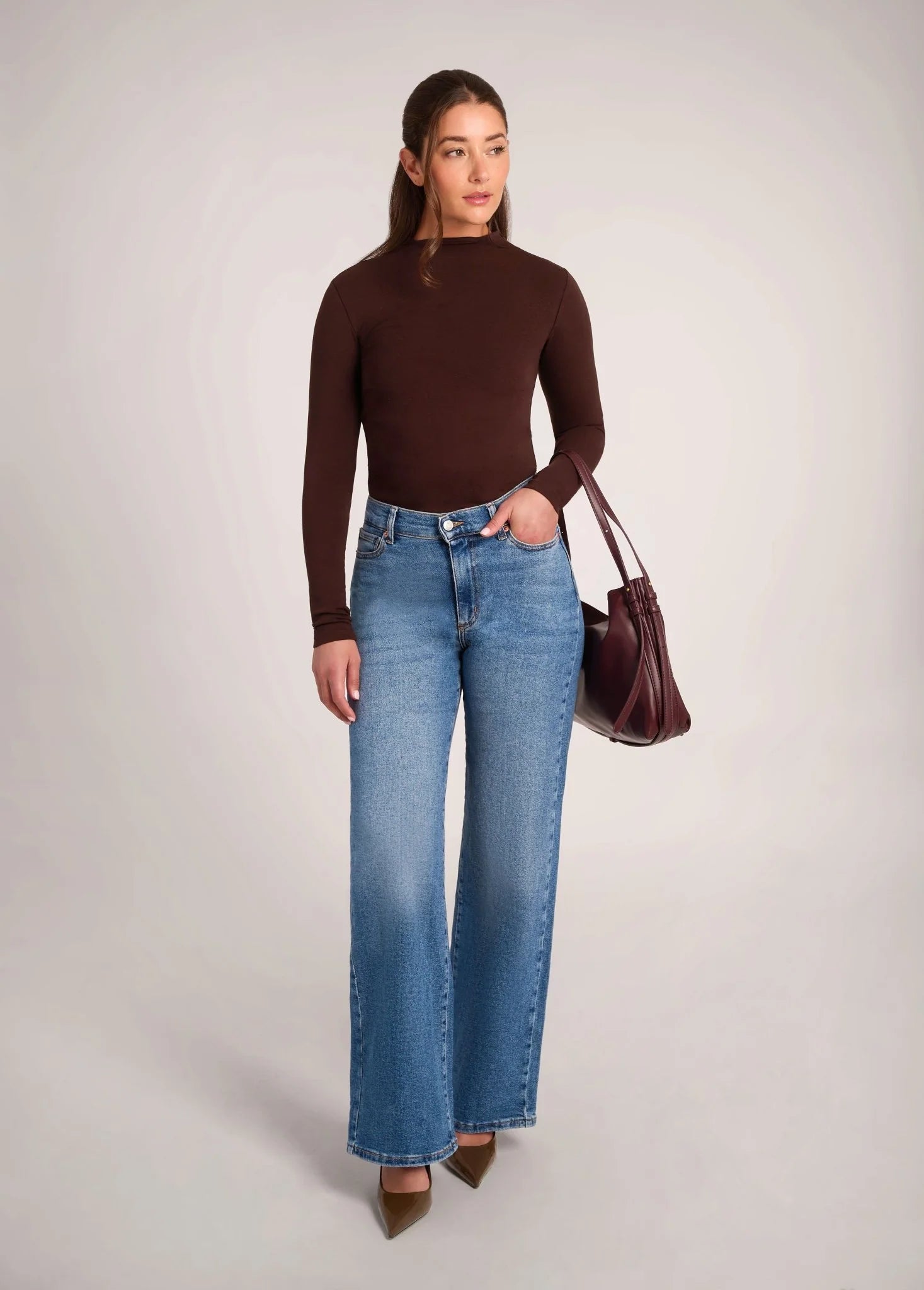 Jeans jambe large - Lily
