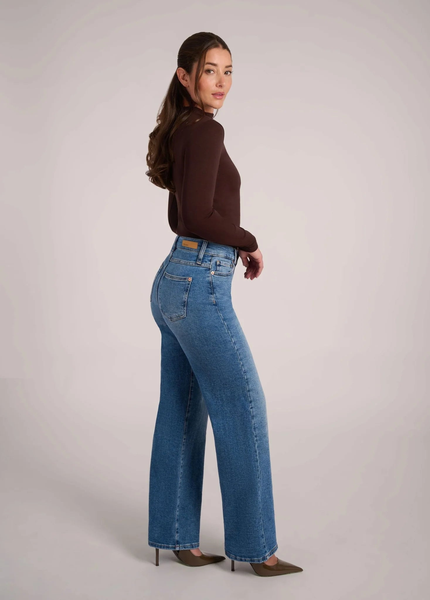 Jeans jambe large - Lily