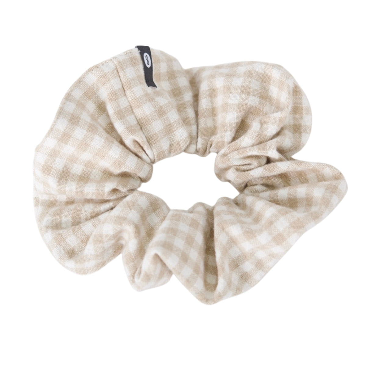 Chouchou pour cheveux - Vichy beige