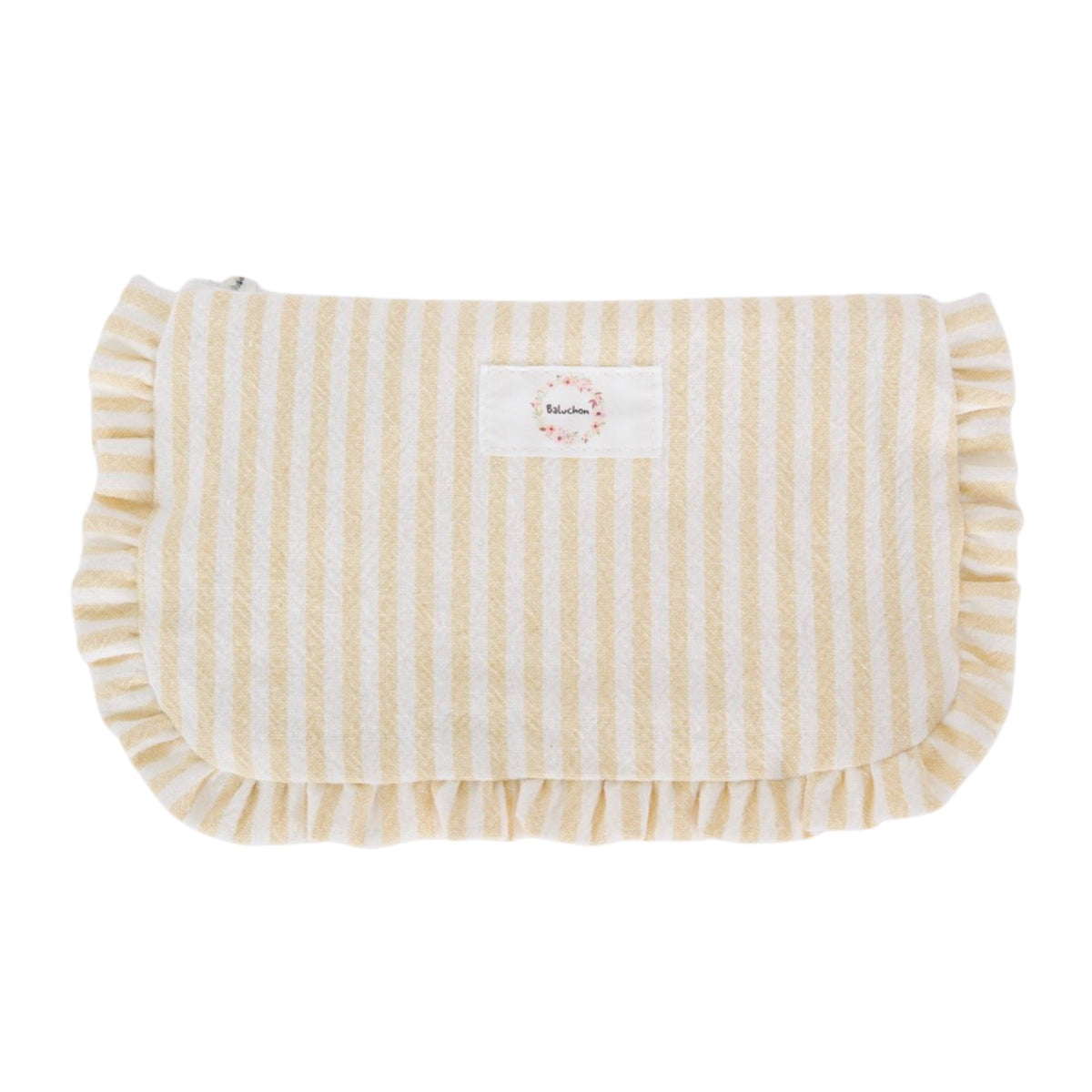 Pochette froufrous (petite) - Jaune