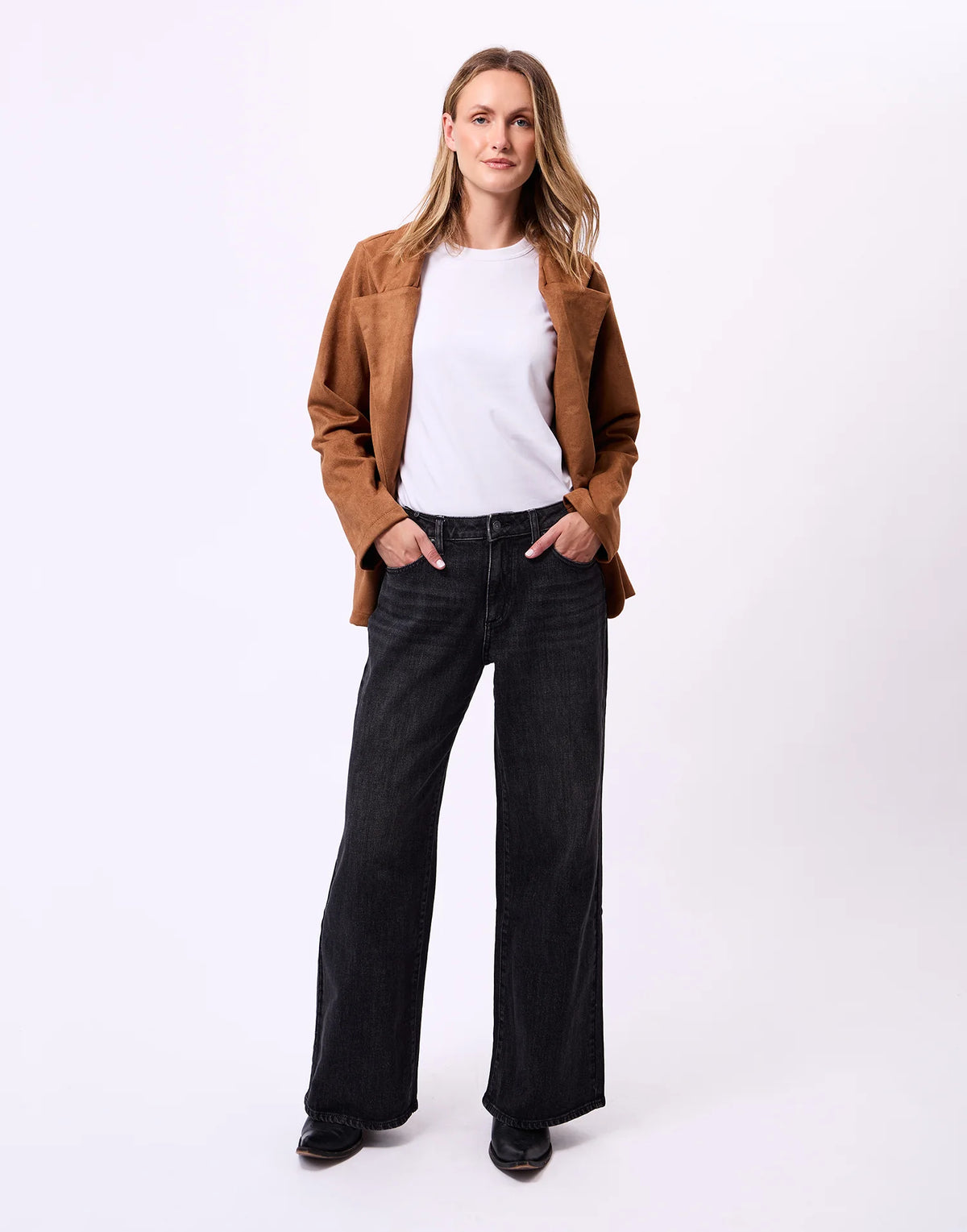 Jeans Lily wide leg - Ashwood