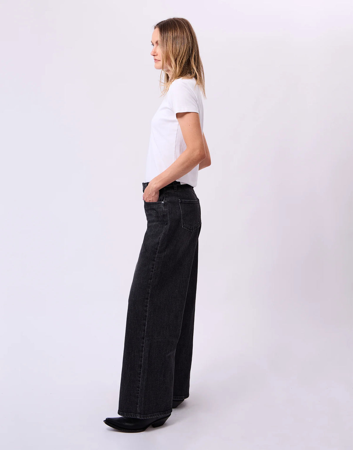 Jeans Lily wide leg - Ashwood