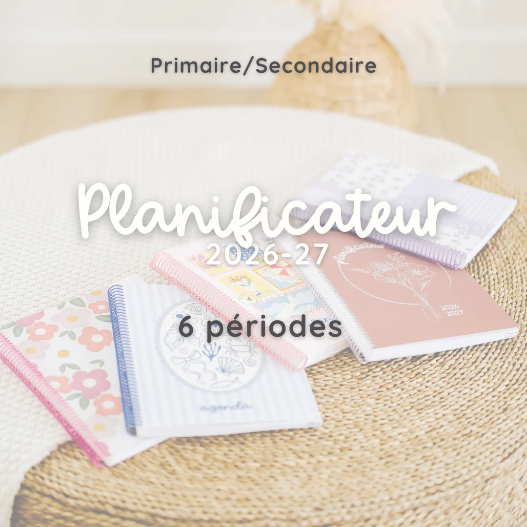 Planificateurs 6 périodes 2026/2027 - Le voyage