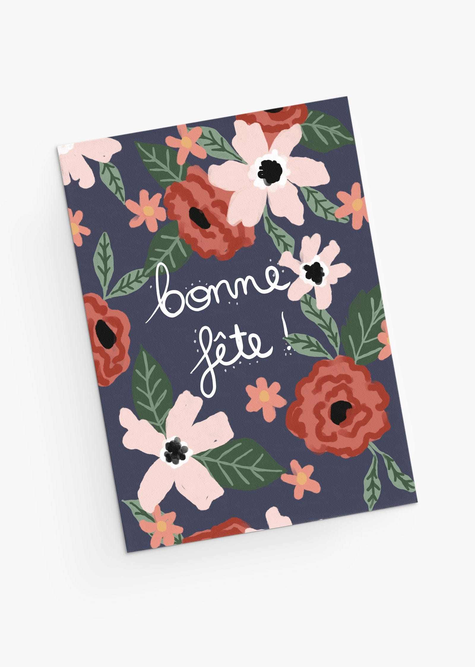 Carte de voeux illustrée - Bonne fête
