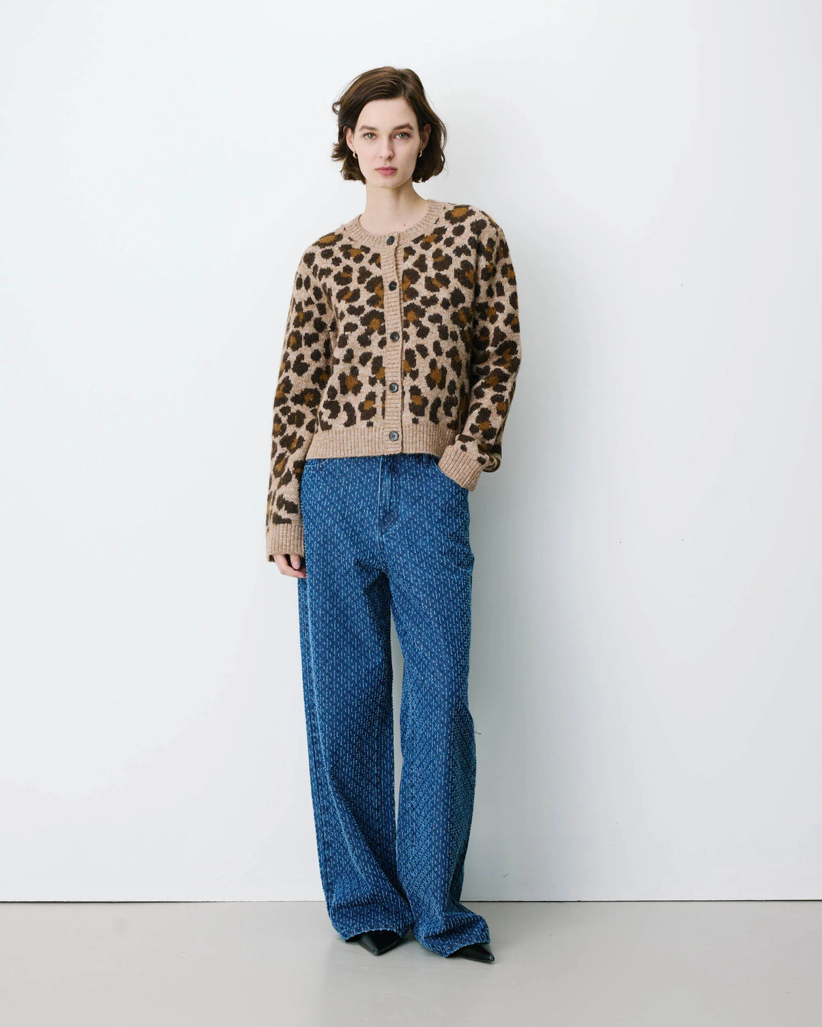 Cardigan léopard - Agnes