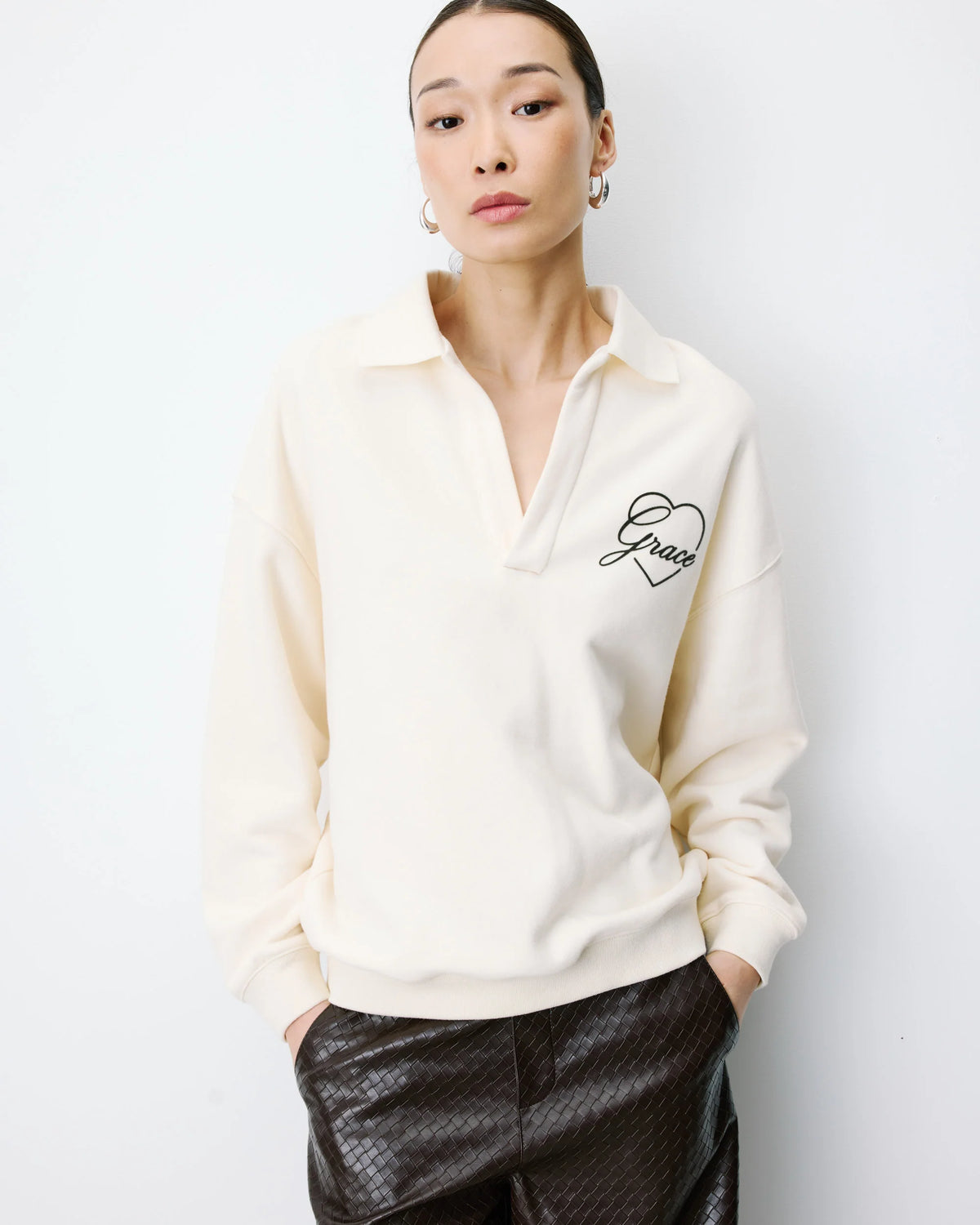 Sweatshirt style polo - Archibald