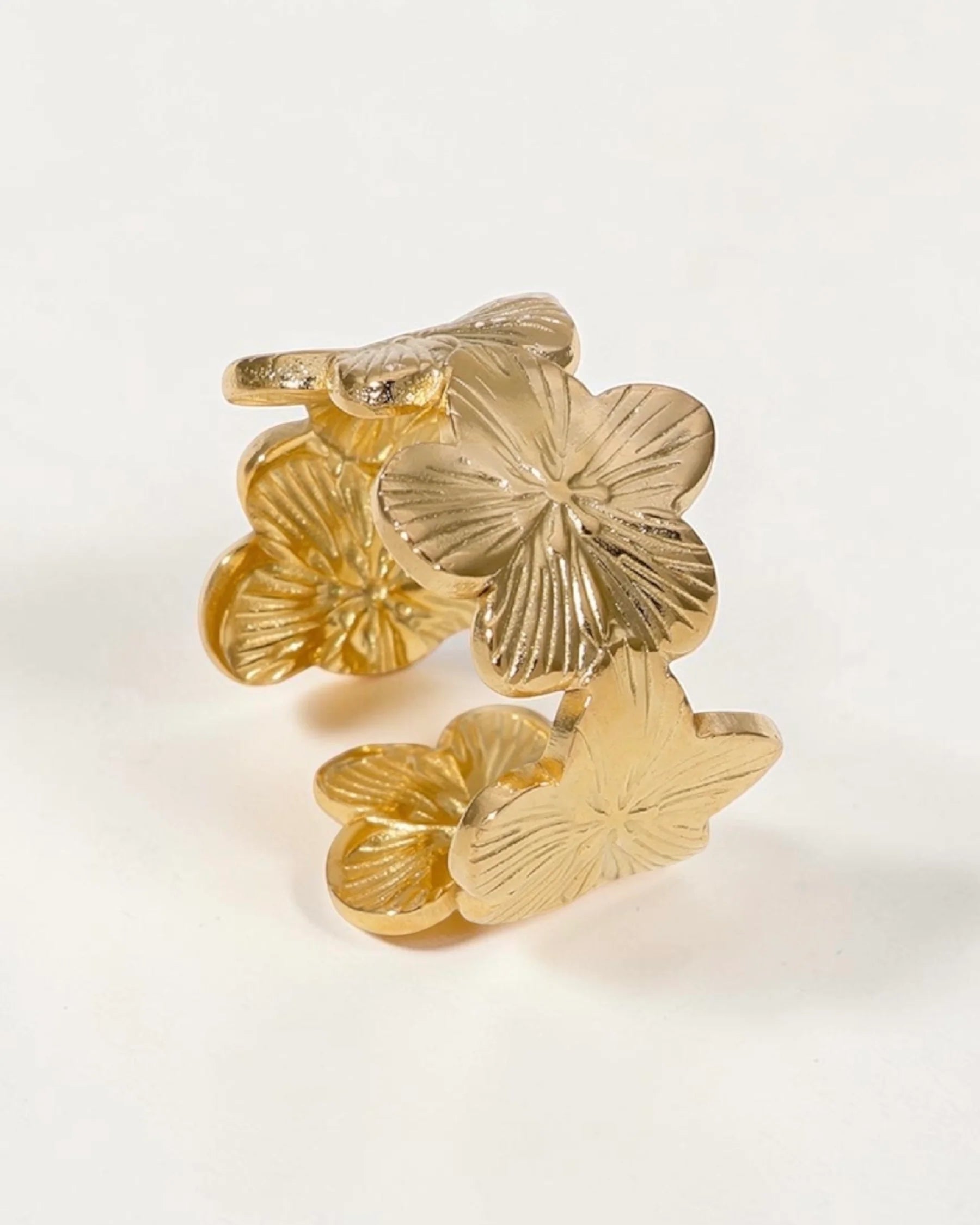 Bague ajustable - Hibiscus