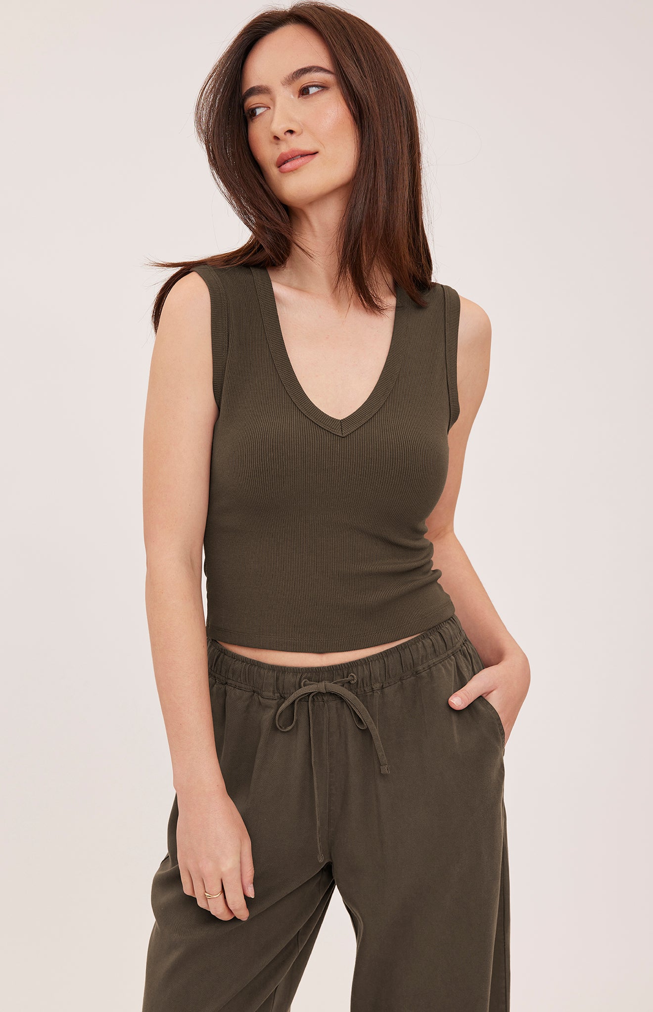 Camisole côtelé - Crawford