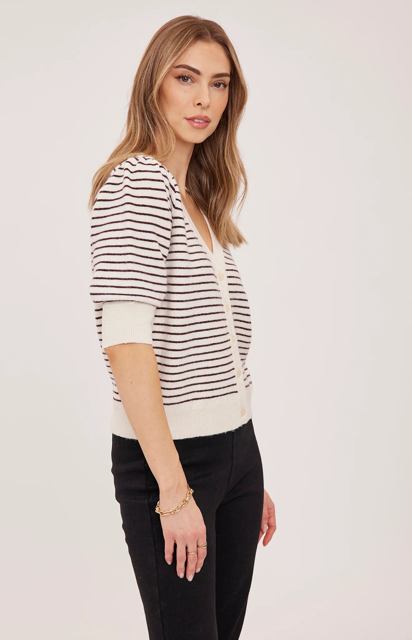 Cardigan à rayures - Hildi
