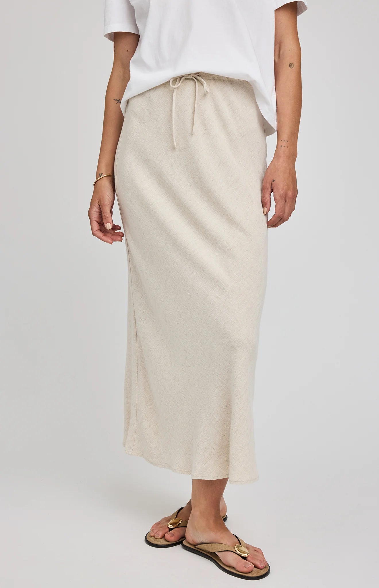 Jupe maxi lin - Cassia