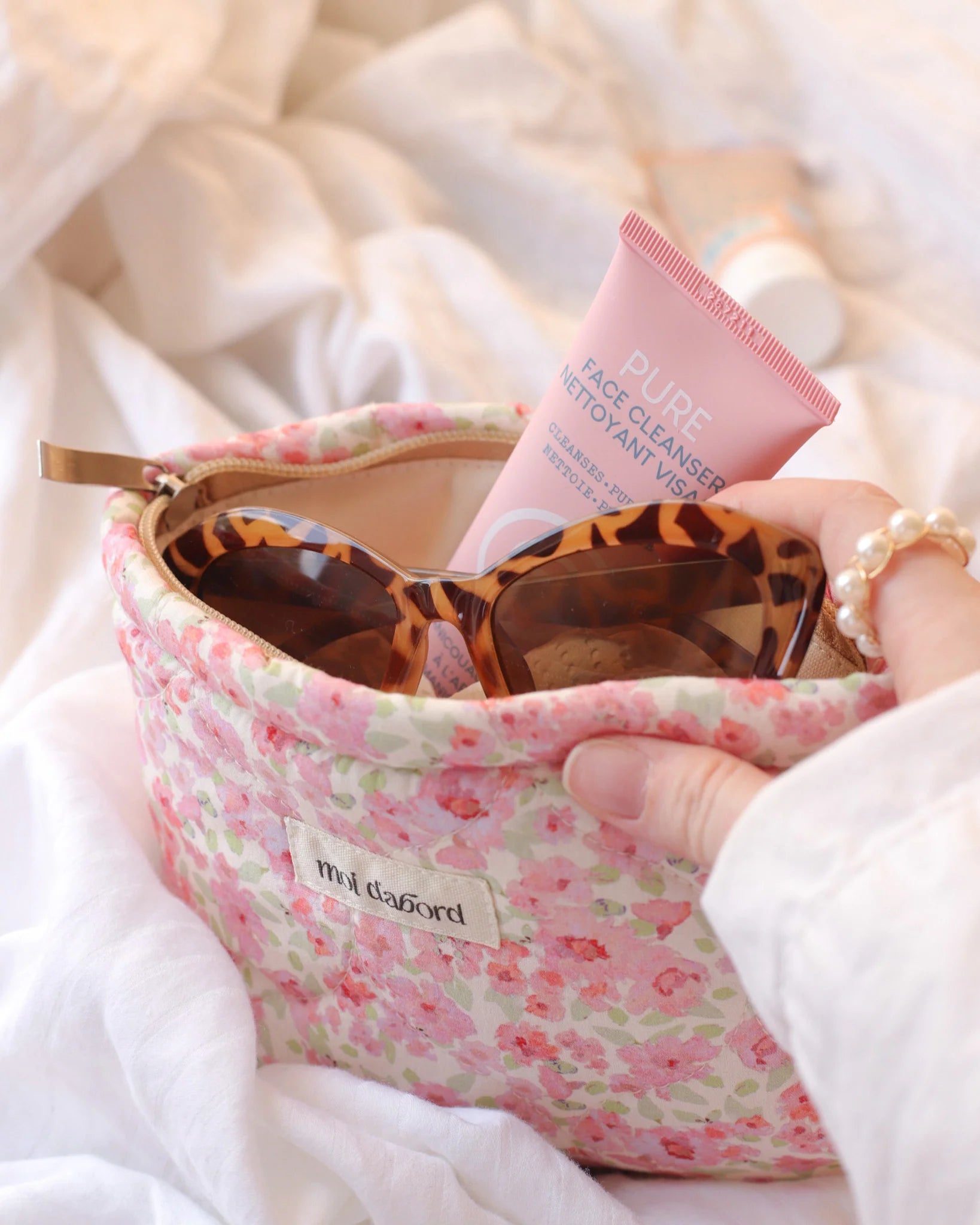 Trousse à cosmétiques - Fleurie