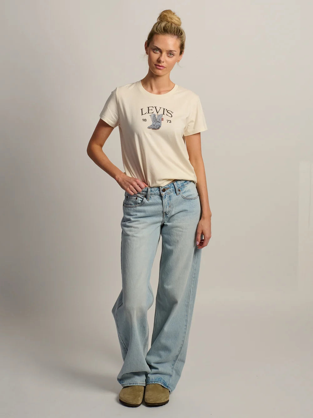T-shirt - Boots egret