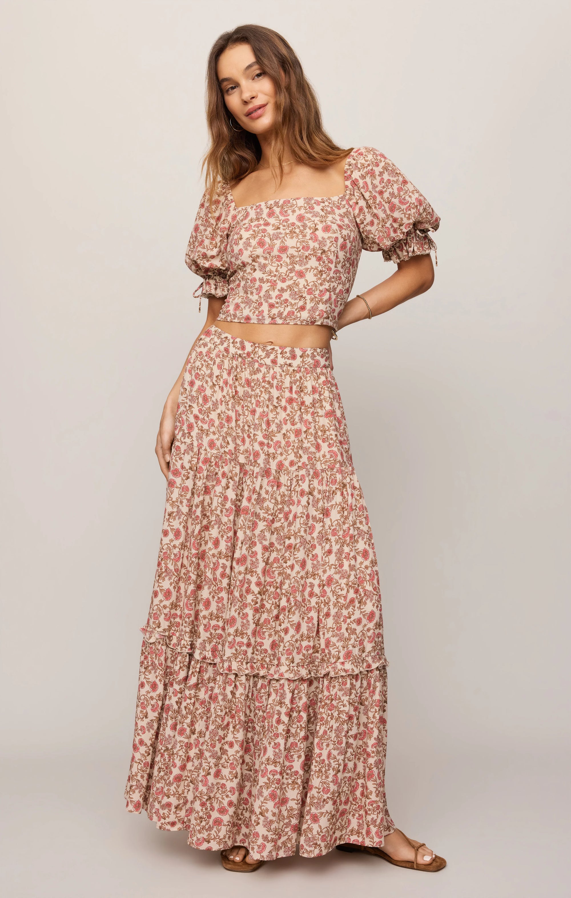 Jupe maxi - Mora floral