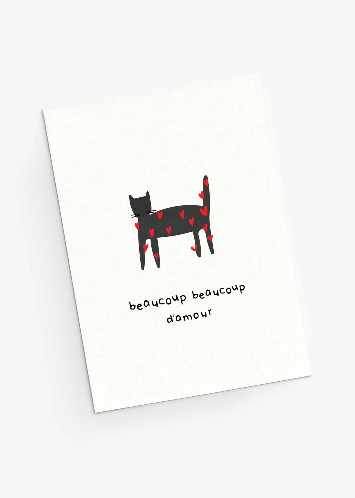 Carte de voeux illustrée - Beaucoup Beaucoup d'amour