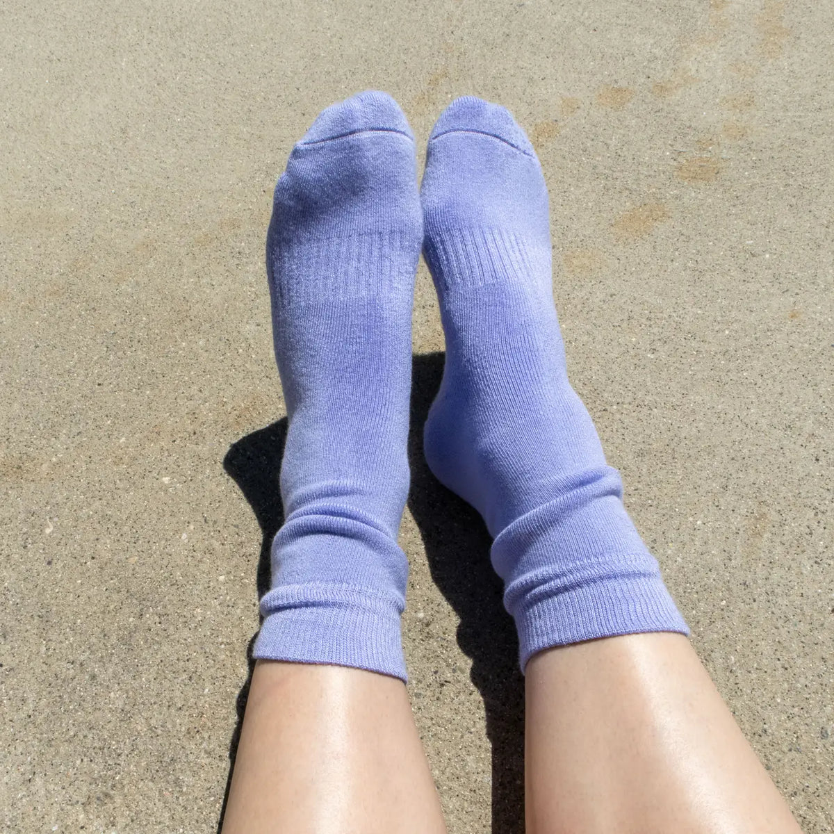 Chaussettes longe ultra-douces - Bleu campanule