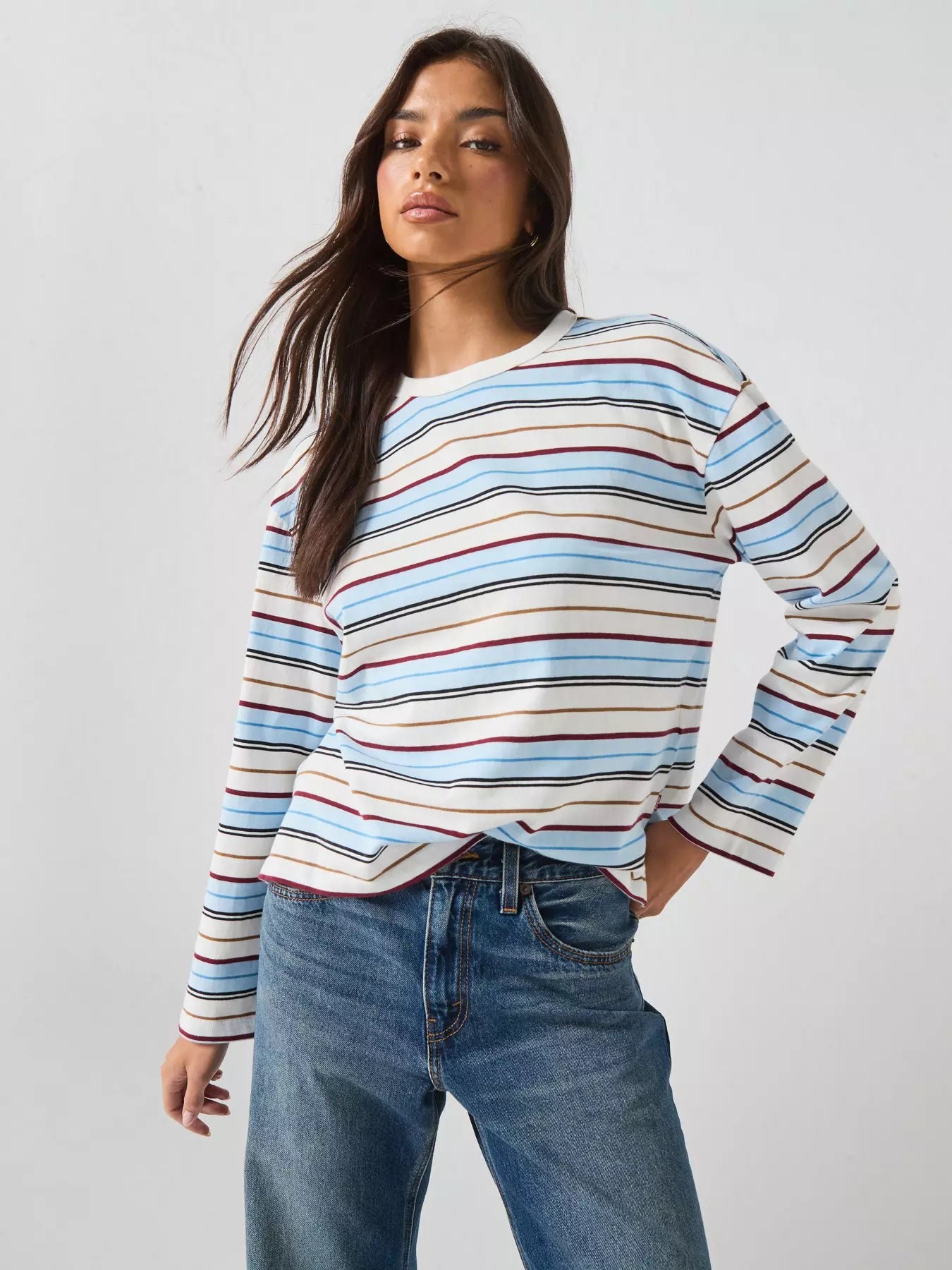 Chandail manches longues - Wednesday stripe